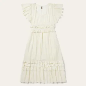 Cream Herringbone Dress -STETSON