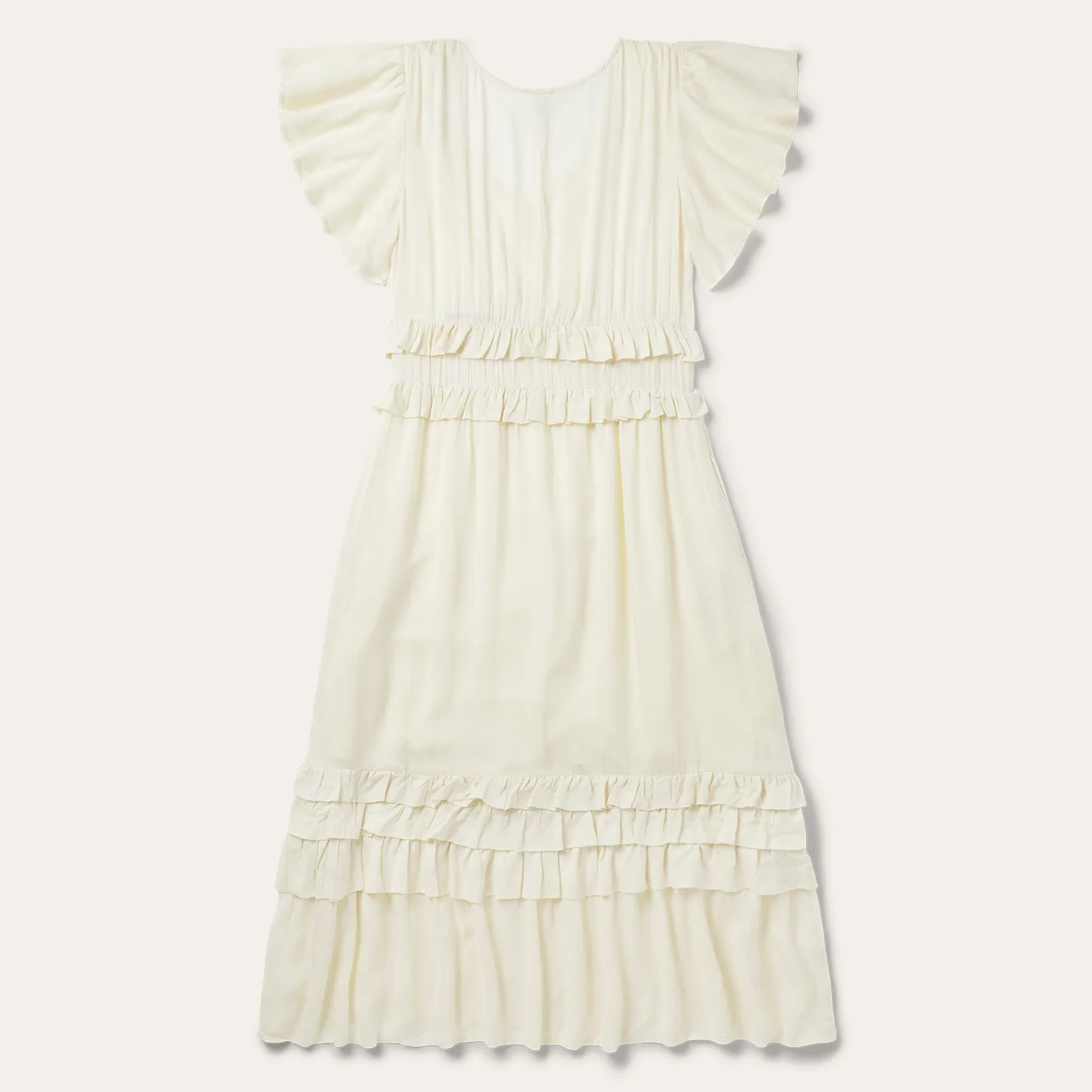 Cream Herringbone Dress -STETSON