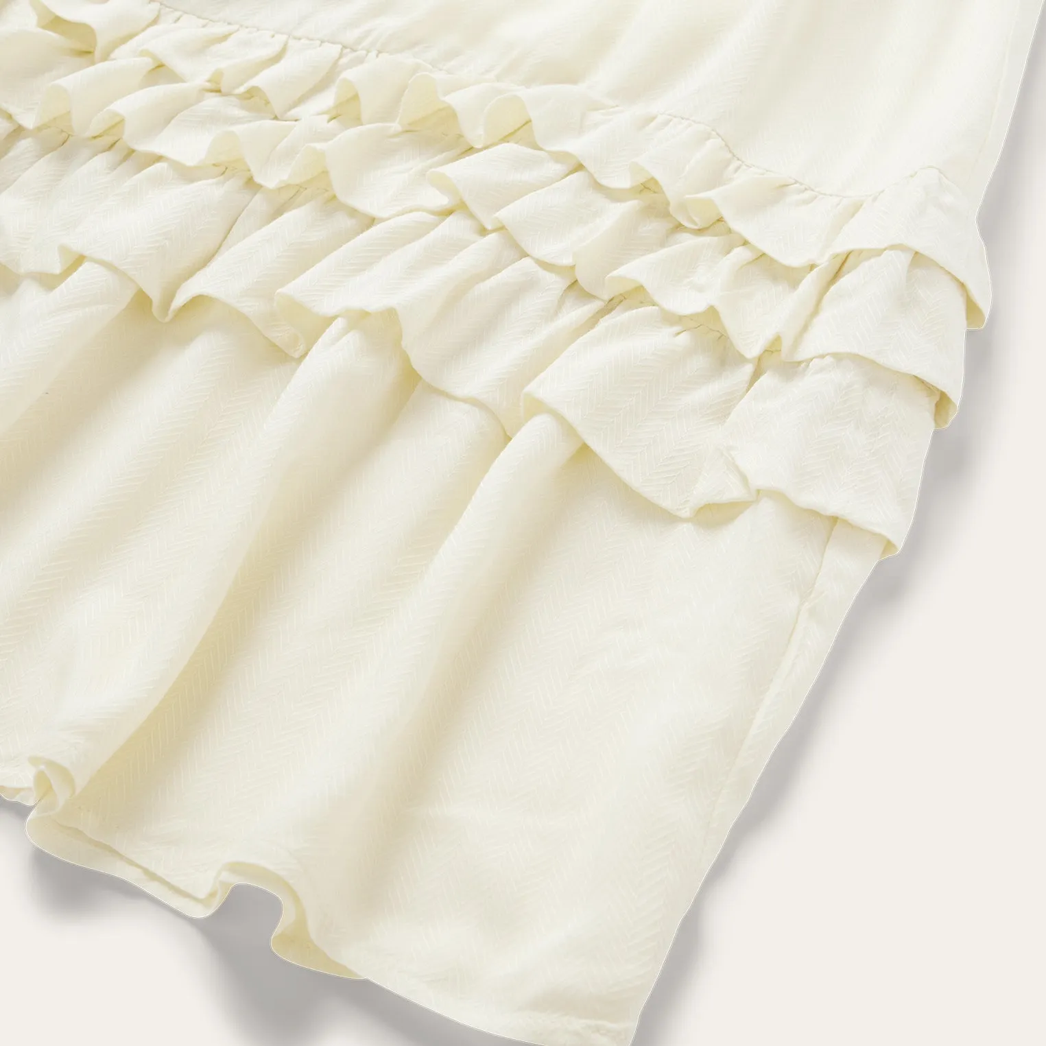 Cream Herringbone Dress -STETSON