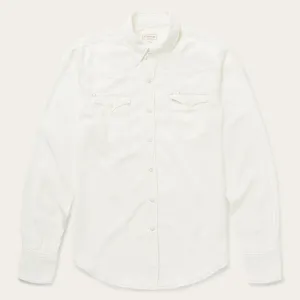 Cream Twill Shirt -STETSON