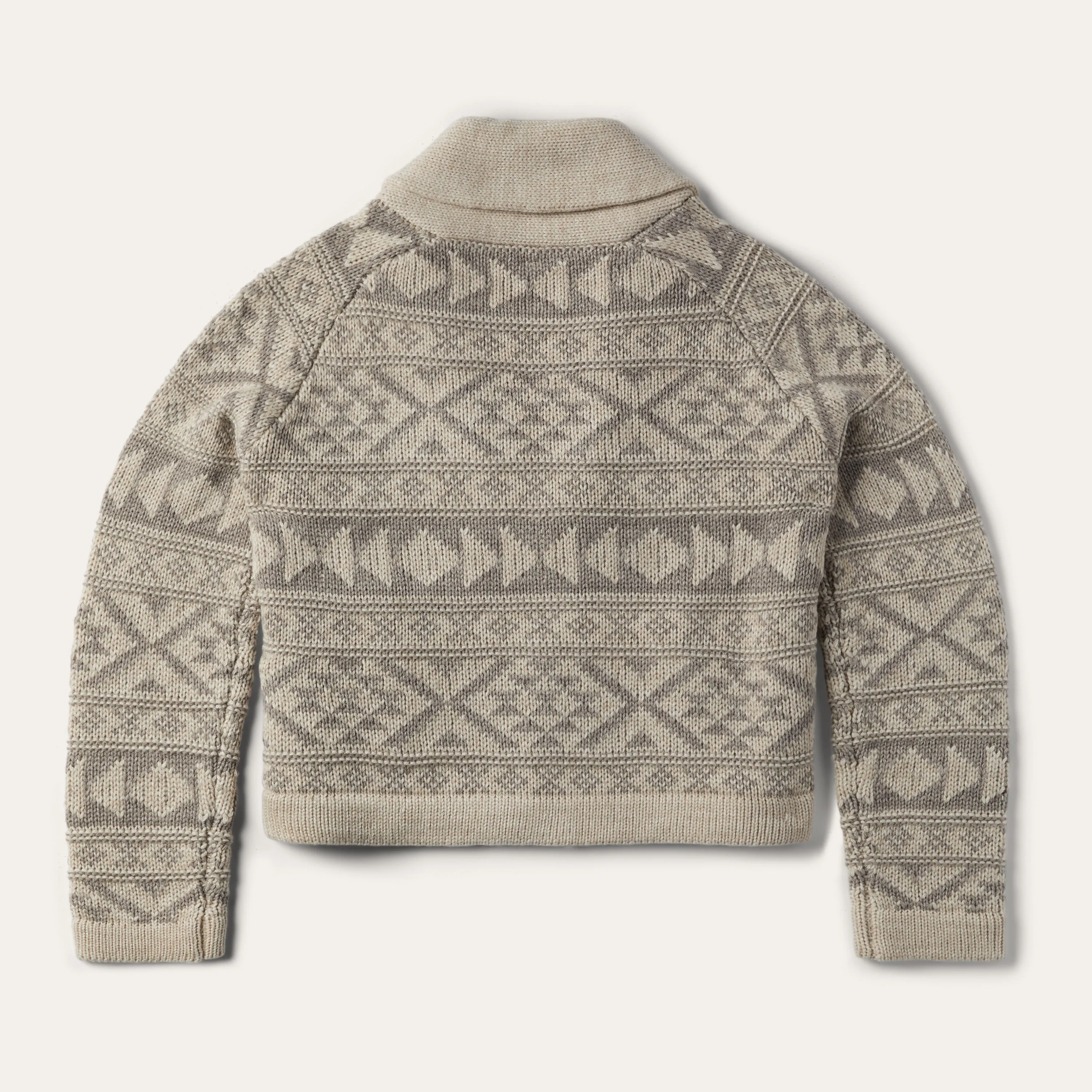 Cropped Shawl Collar Cardigan -STETSON