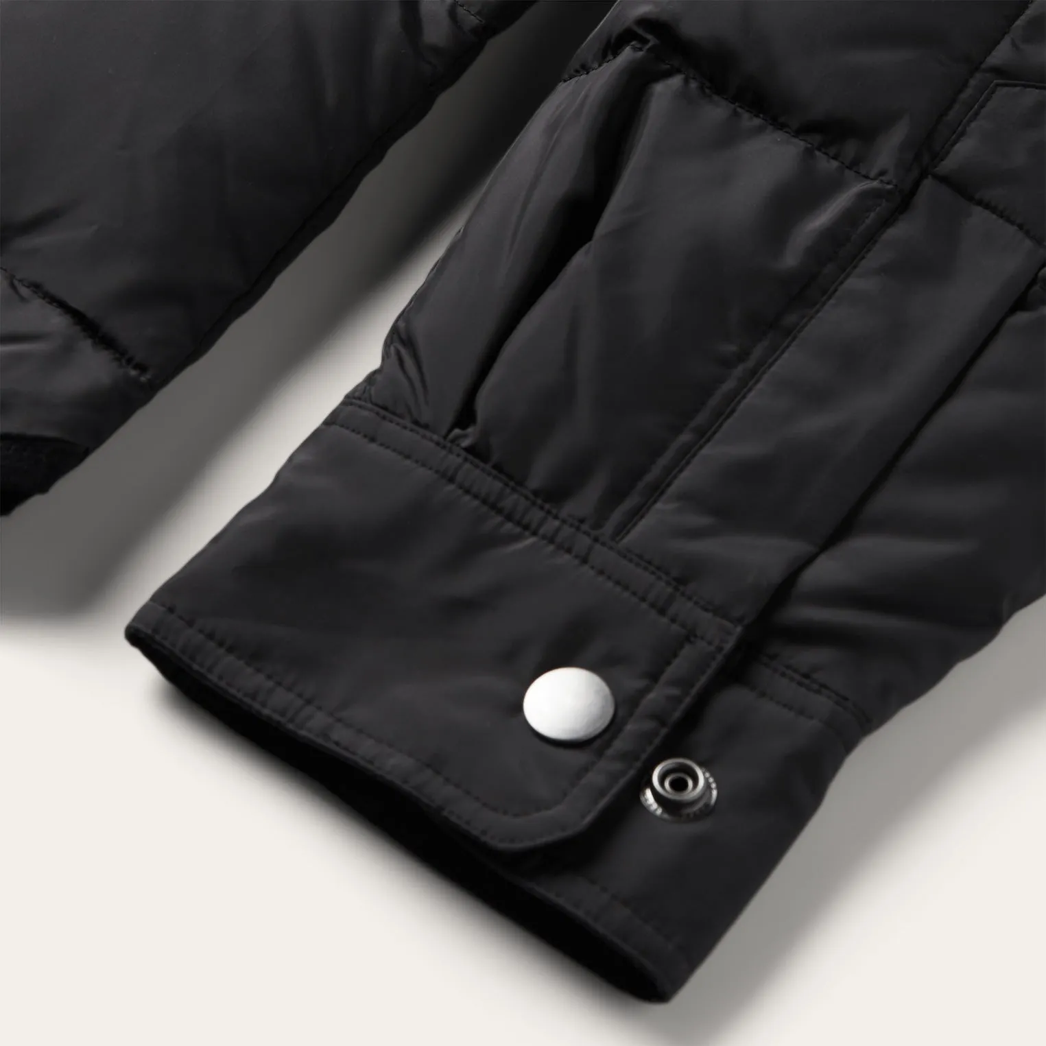 Crushable Black Parachute Jacket -STETSON