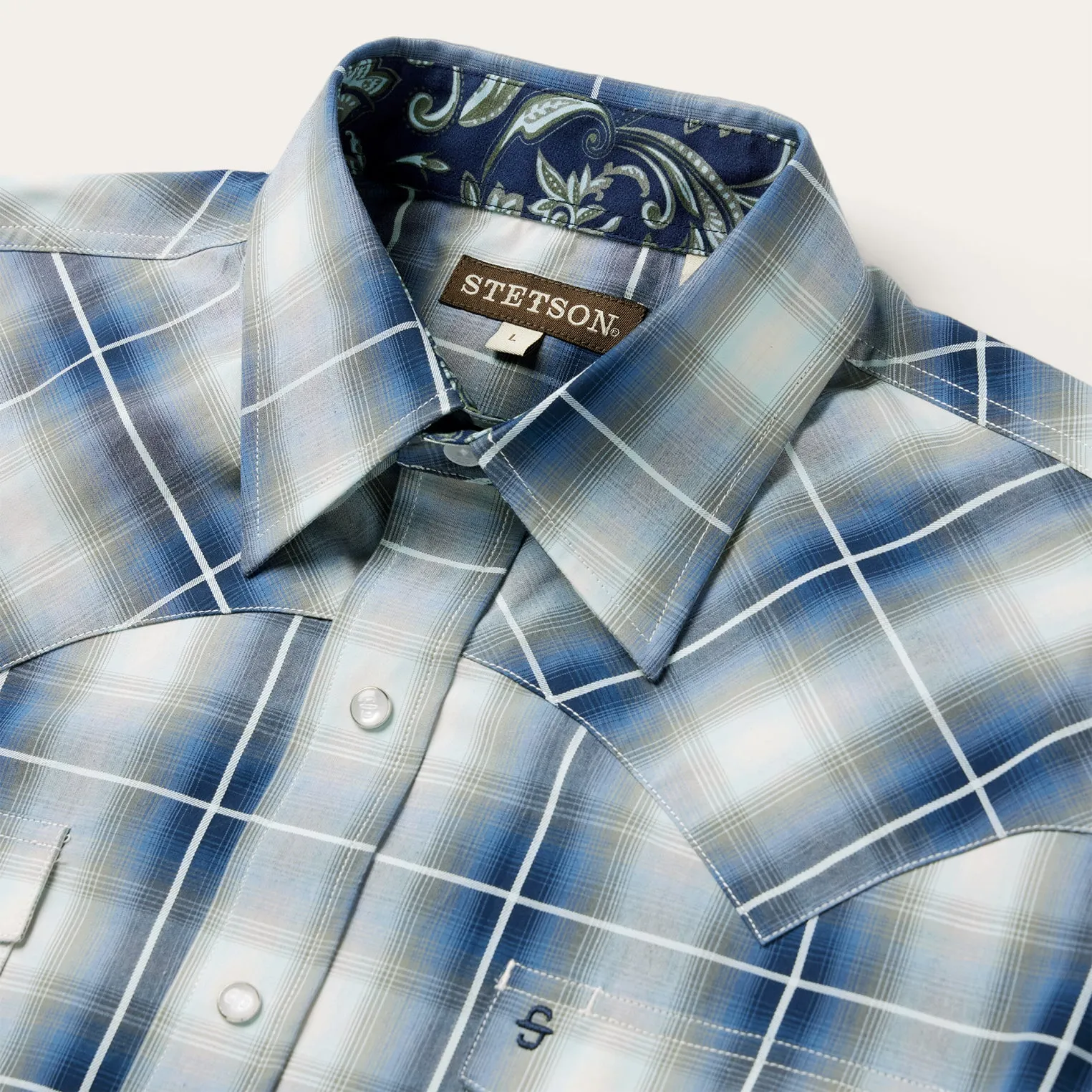 Crystal Plaid Western Shirt -STETSON