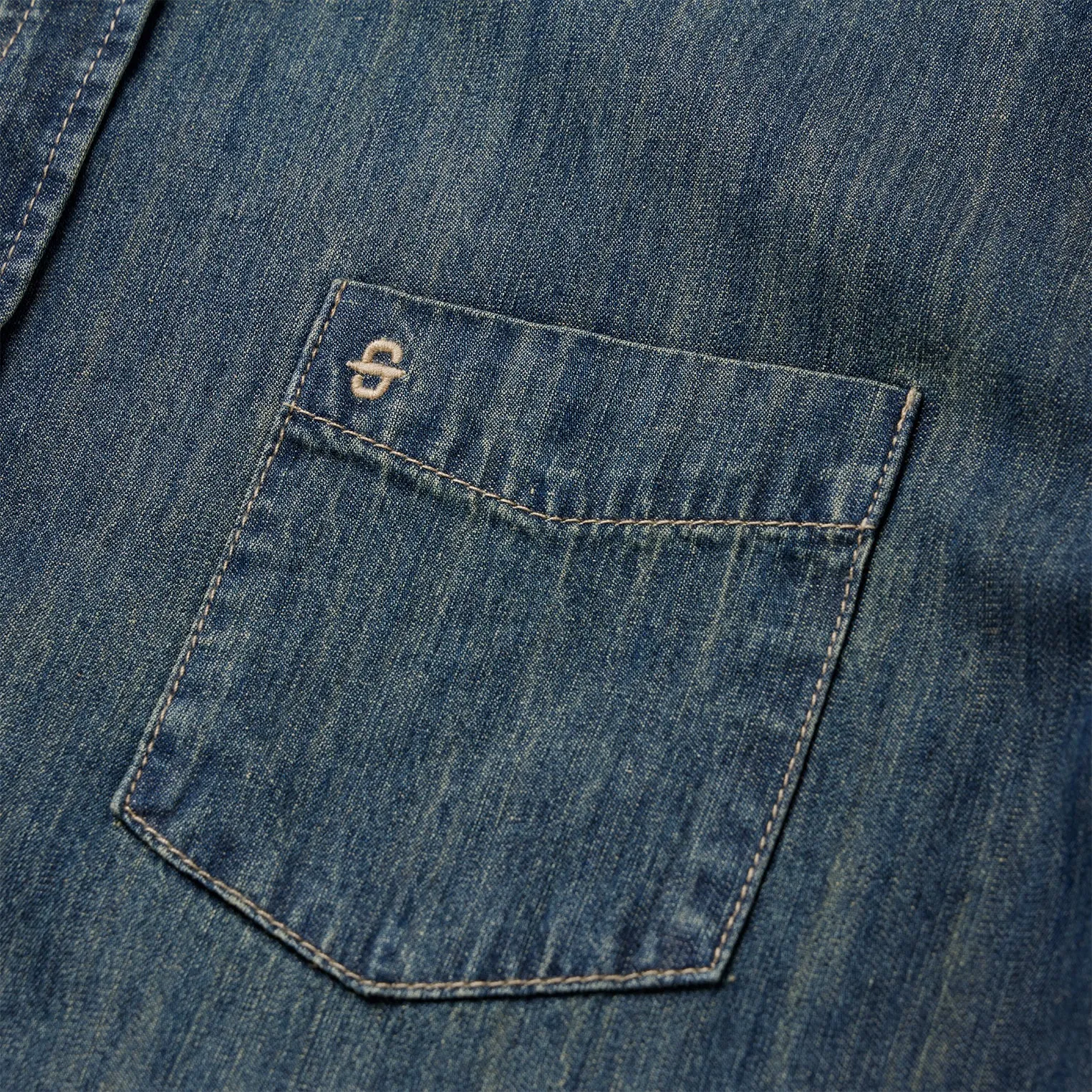 Dark Denim Western Shirt -STETSON