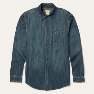 Dark Denim Western Shirt -STETSON