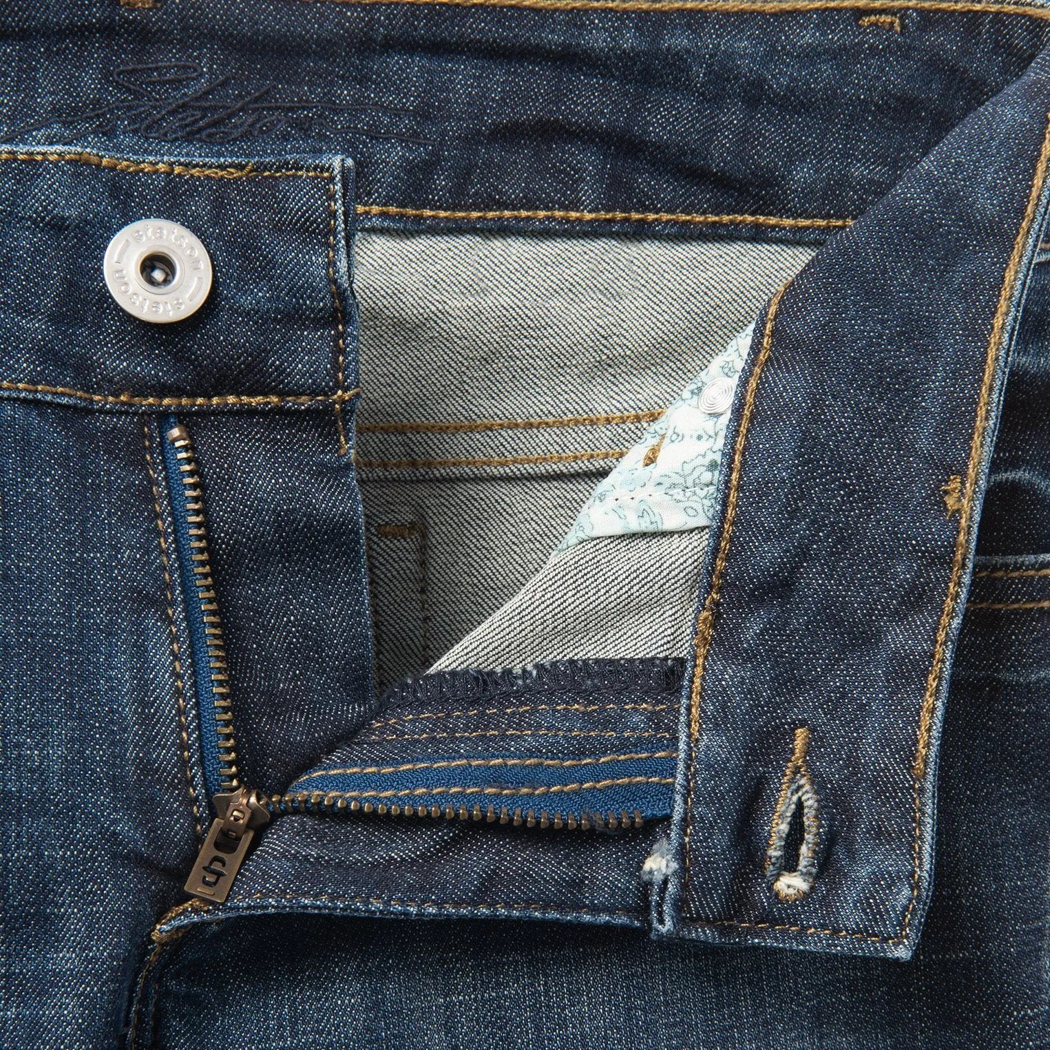 Dark Wash Denim Shorts -STETSON