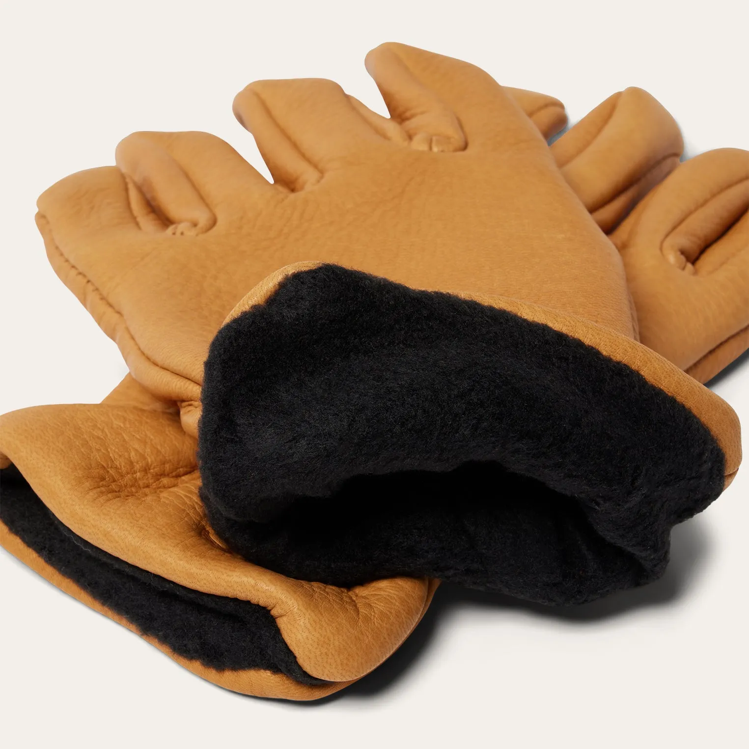 Deerskin Roper Glove - Lined -STETSON