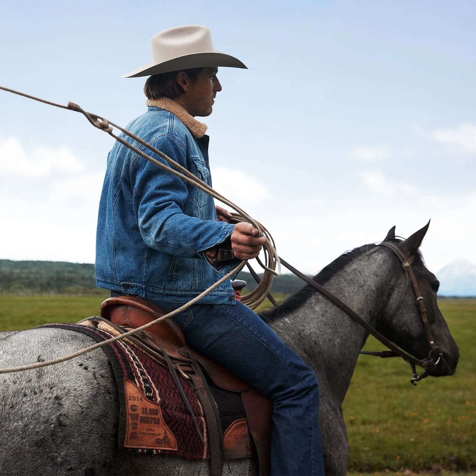 Denim Sherpa Jacket -STETSON