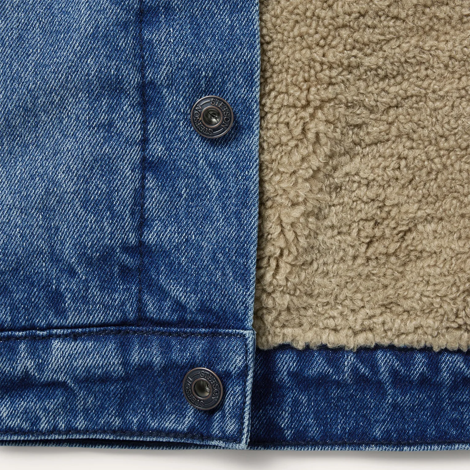 Denim Sherpa Jacket -STETSON