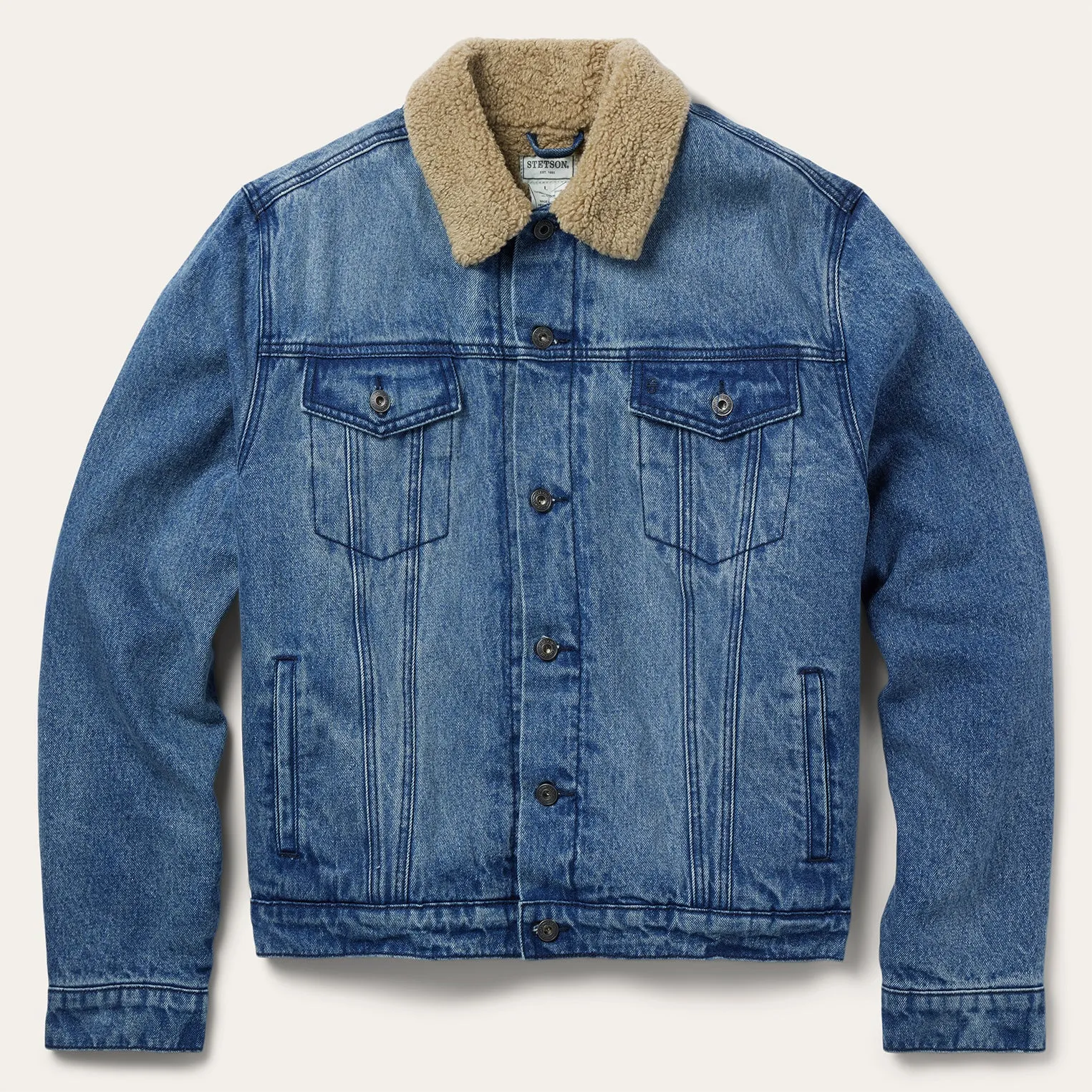 Denim Sherpa Jacket -STETSON