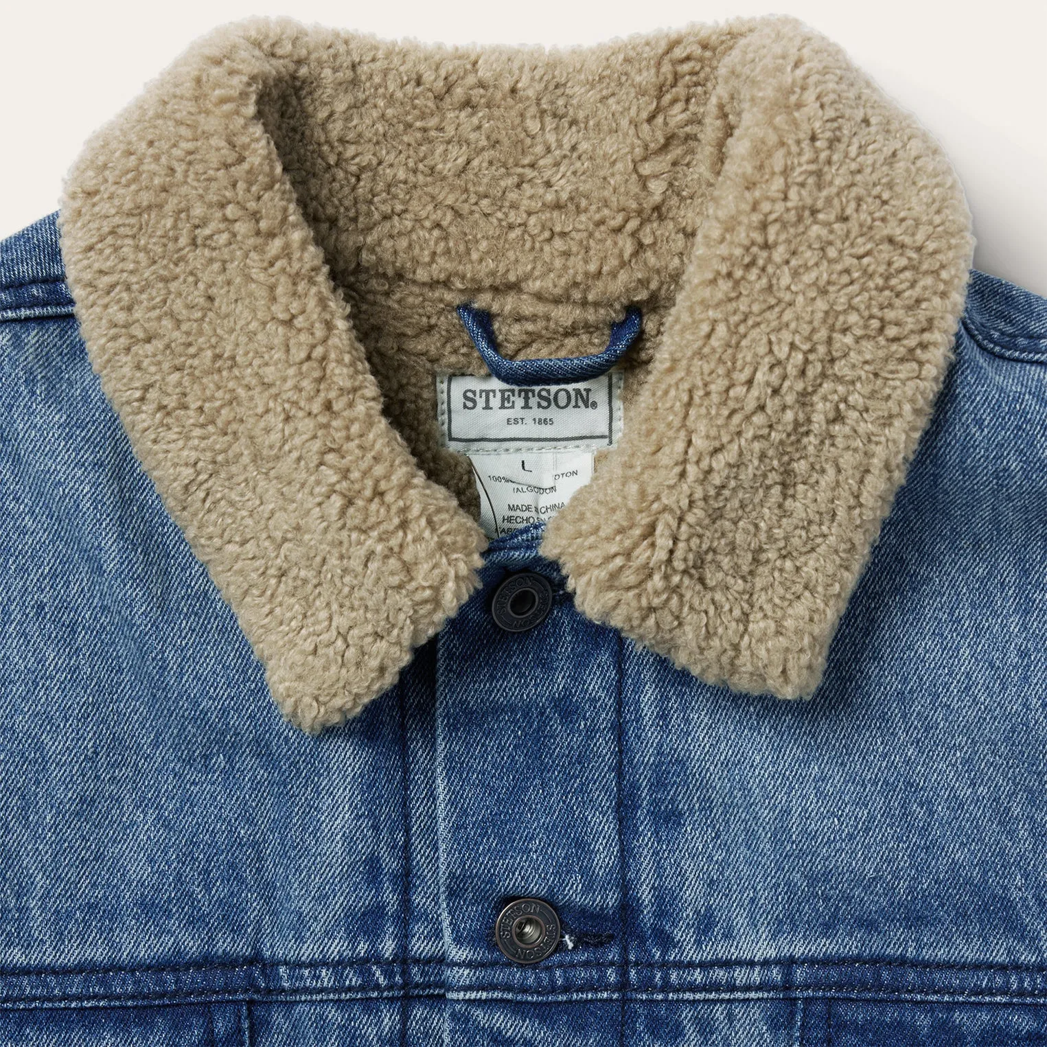 Denim Sherpa Jacket -STETSON
