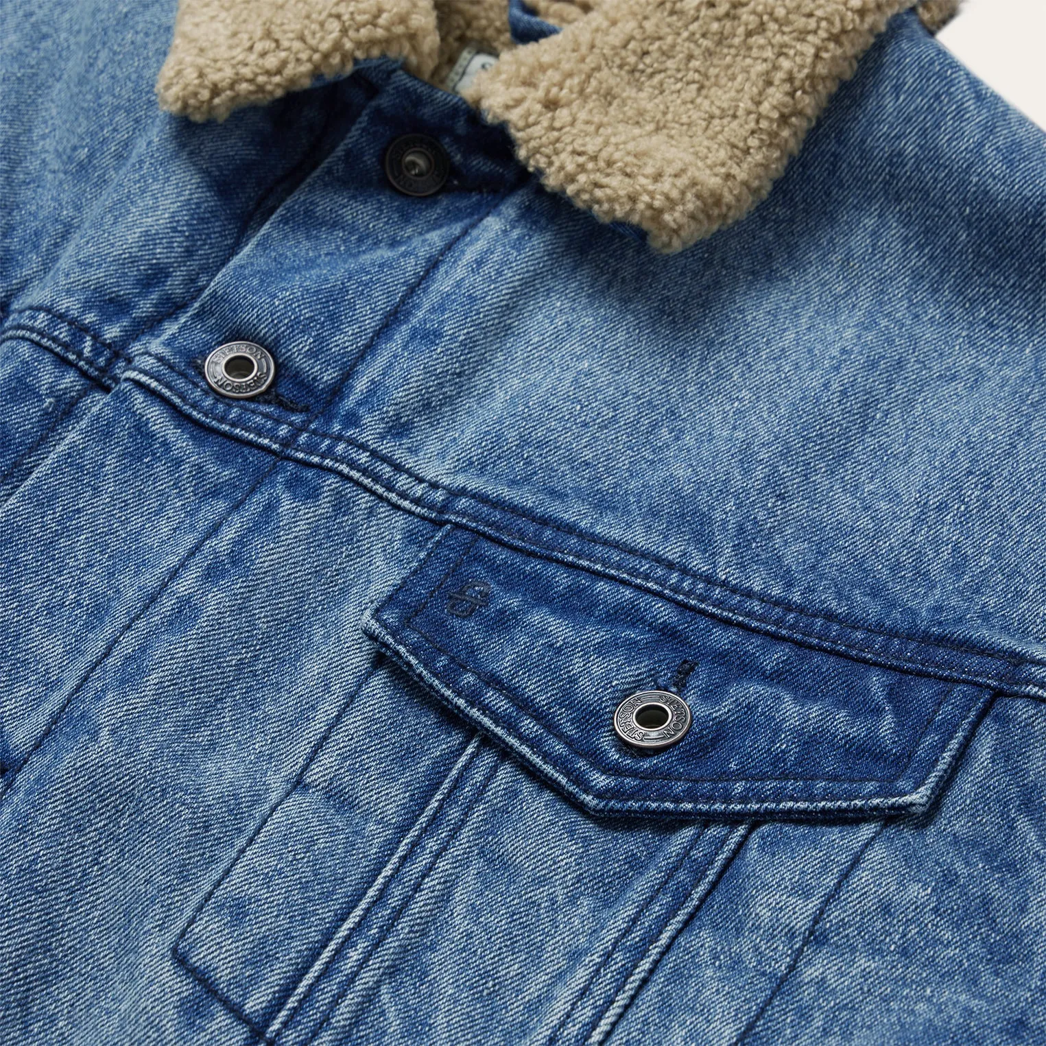 Denim Sherpa Jacket -STETSON