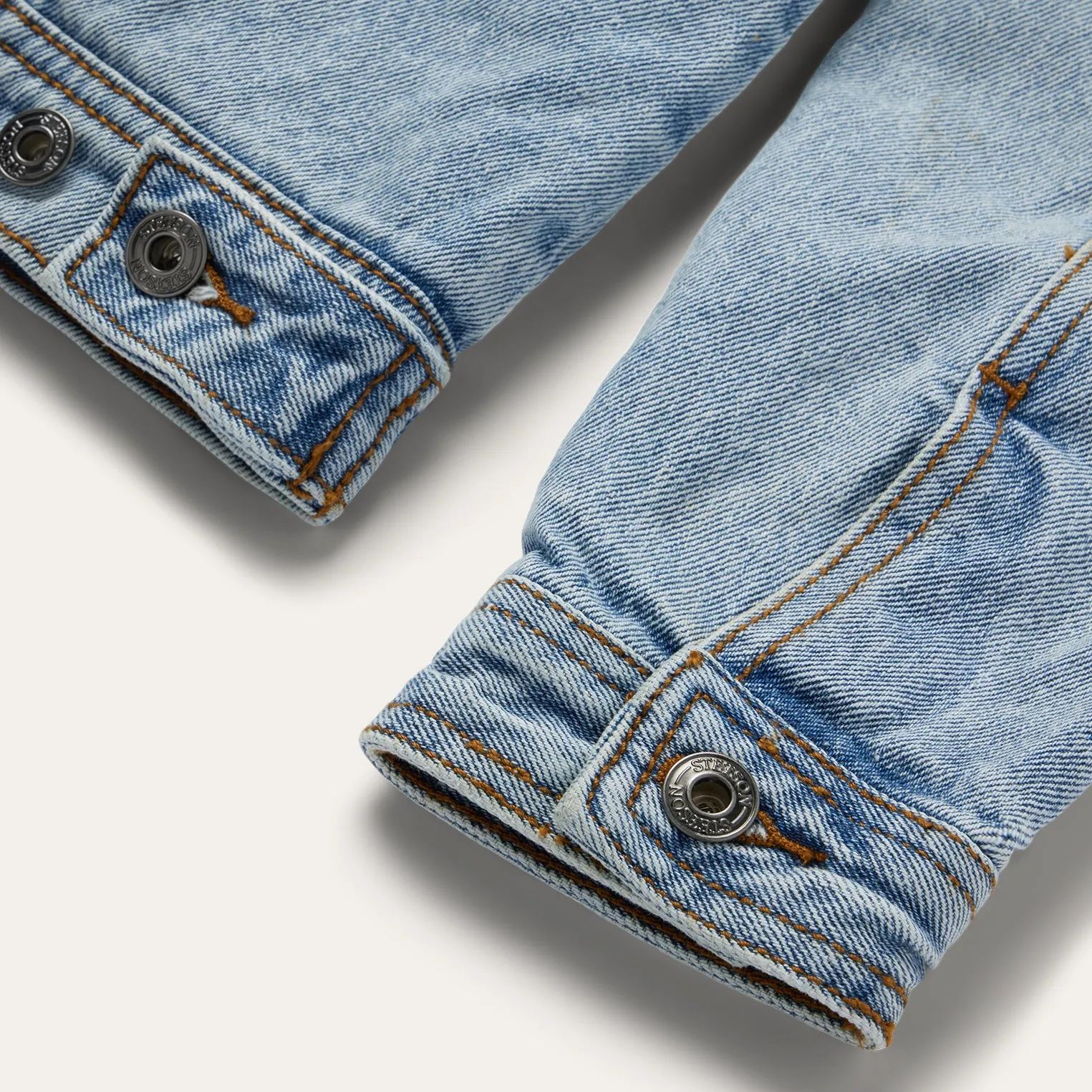 Denim Sherpa Lined Jacket -STETSON
