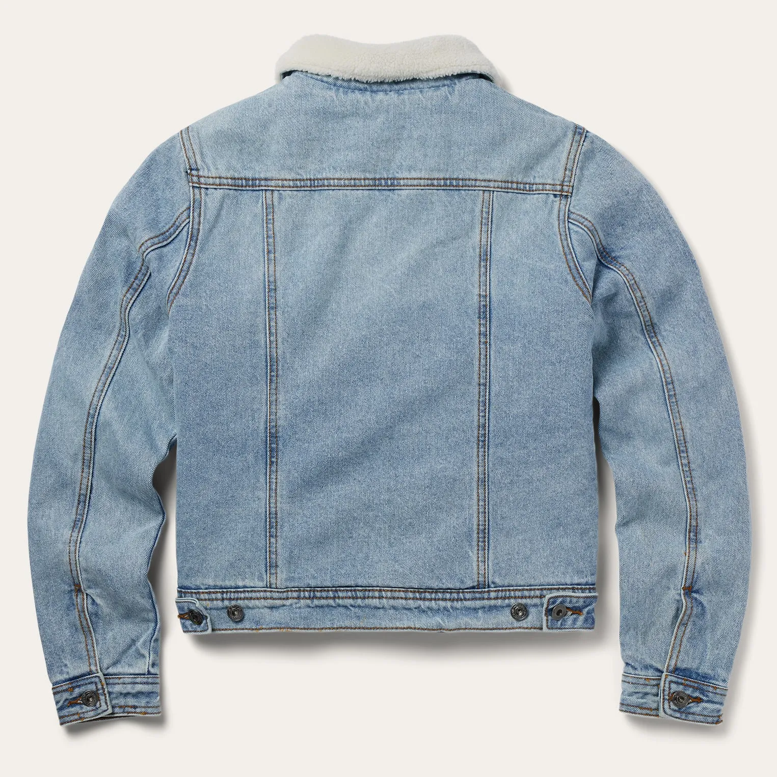 Denim Sherpa Lined Jacket -STETSON