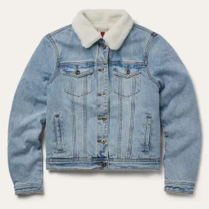 Denim Sherpa Lined Jacket -STETSON