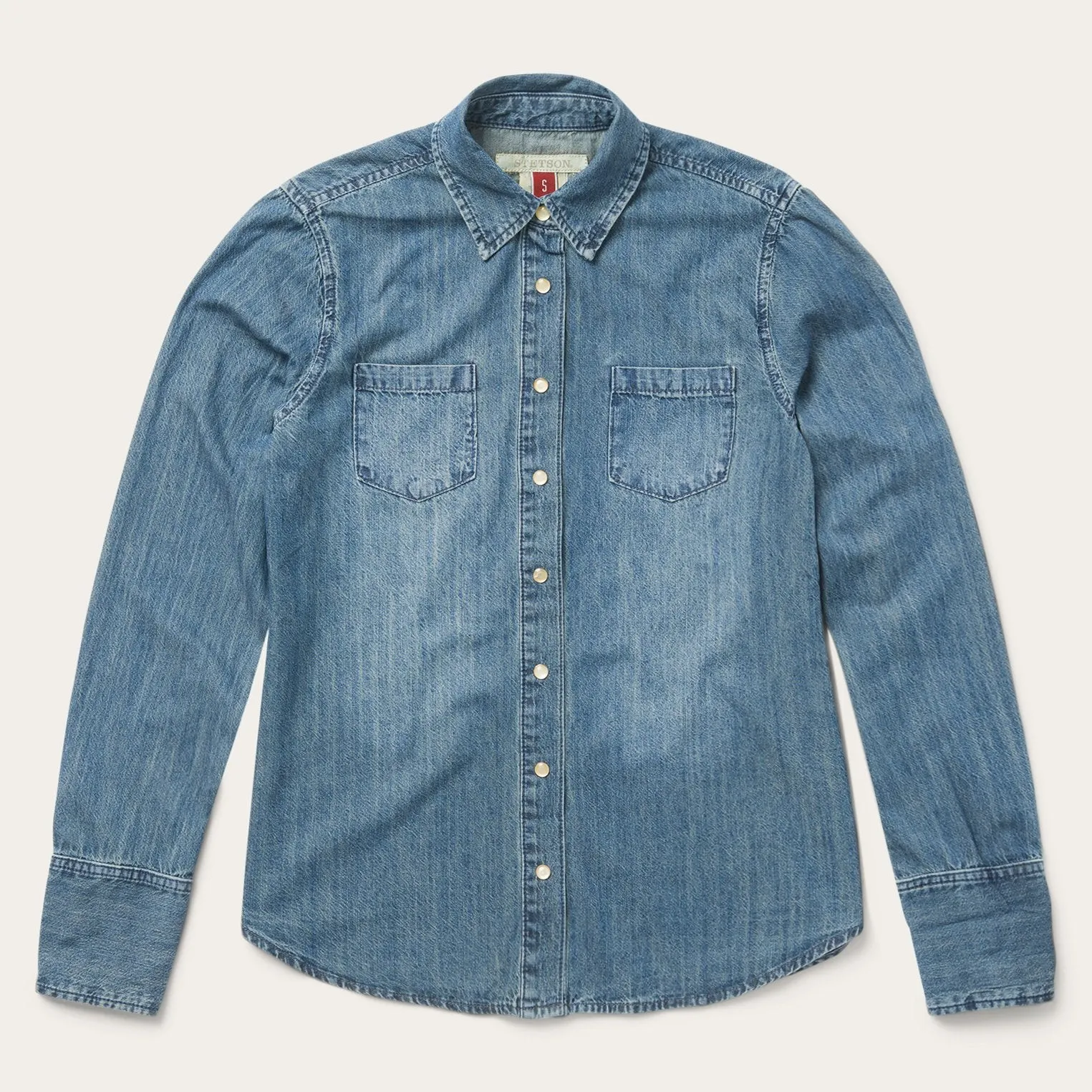 Denim Snap Front Western Shirt -STETSON