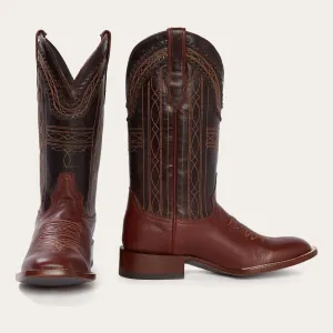 Denver Brown Goat Hand Stitched Cowboy Boot -STETSON
