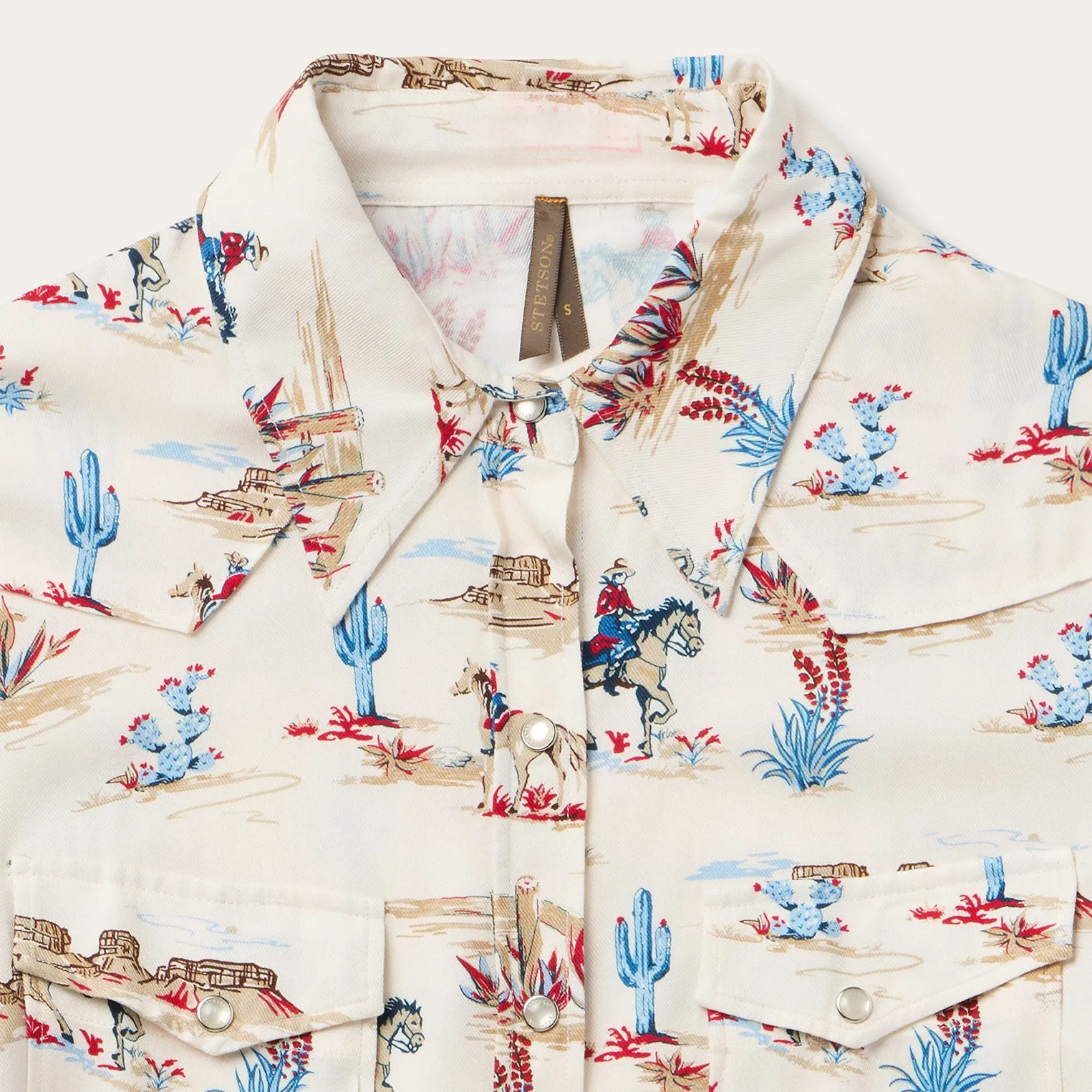 Desert Trail Print Western Shirt -STETSON