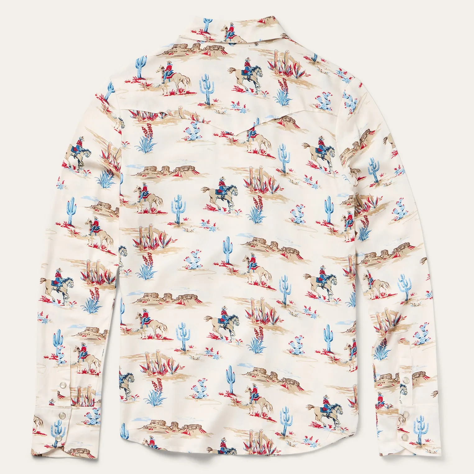 Desert Trail Print Western Shirt -STETSON