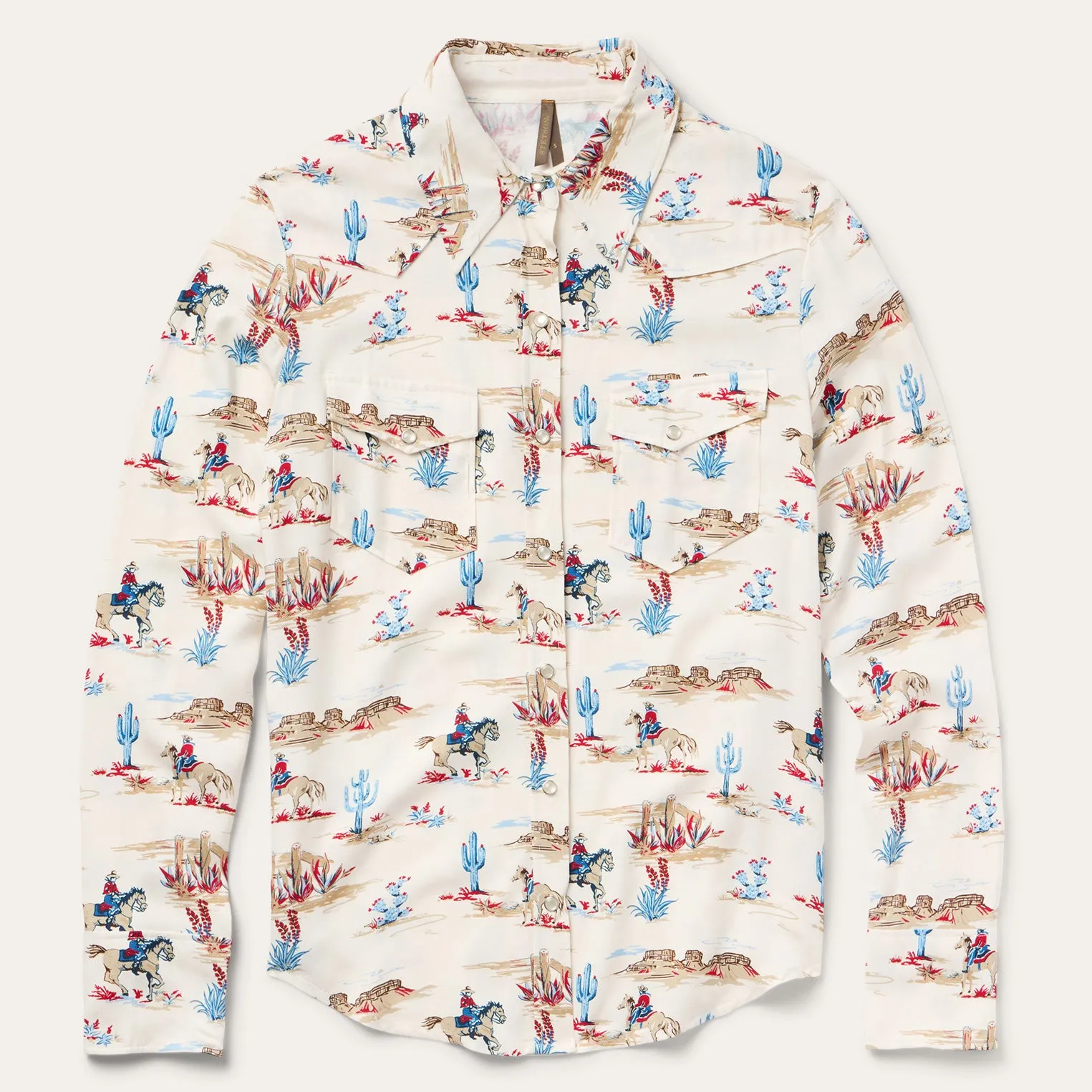 Desert Trail Print Western Shirt -STETSON