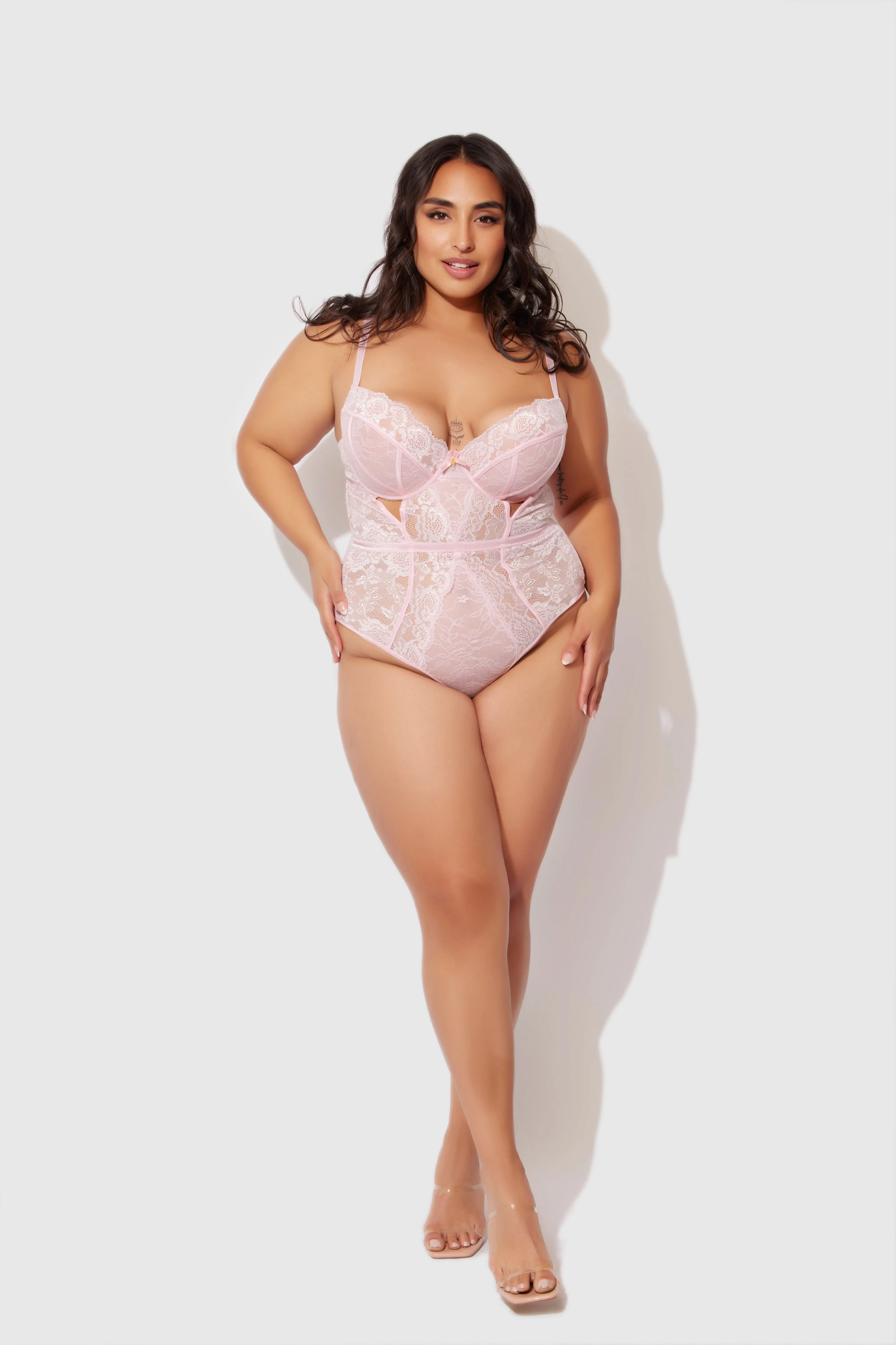 Desiree Lace Teddy by Frederick's of Hollywood