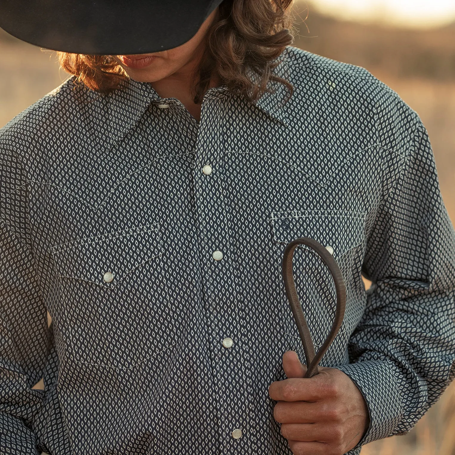 Diamond Geo Western Shirt -STETSON