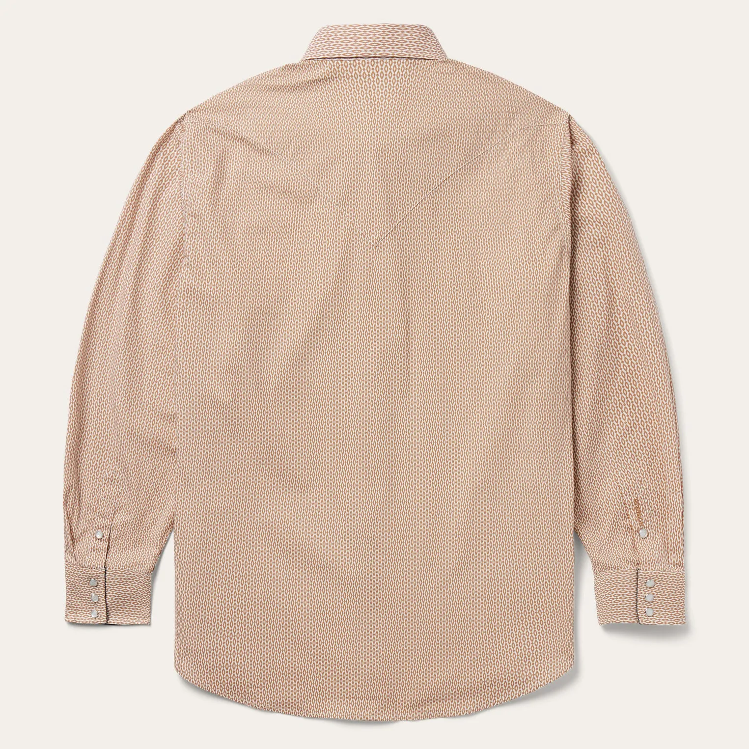 Diamond Print Western Shirt -STETSON