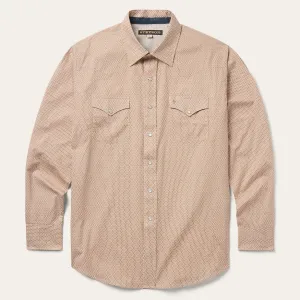 Diamond Print Western Shirt -STETSON