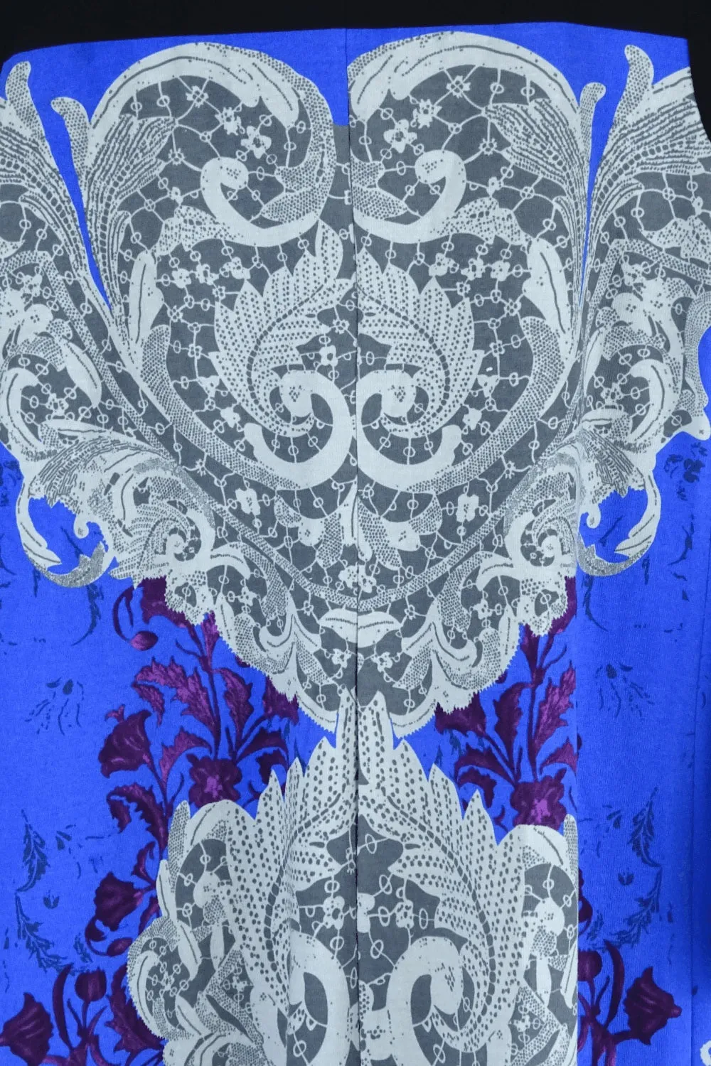 Didier Parakian Long Sleeve Pattern Dress 42 (AU 14)