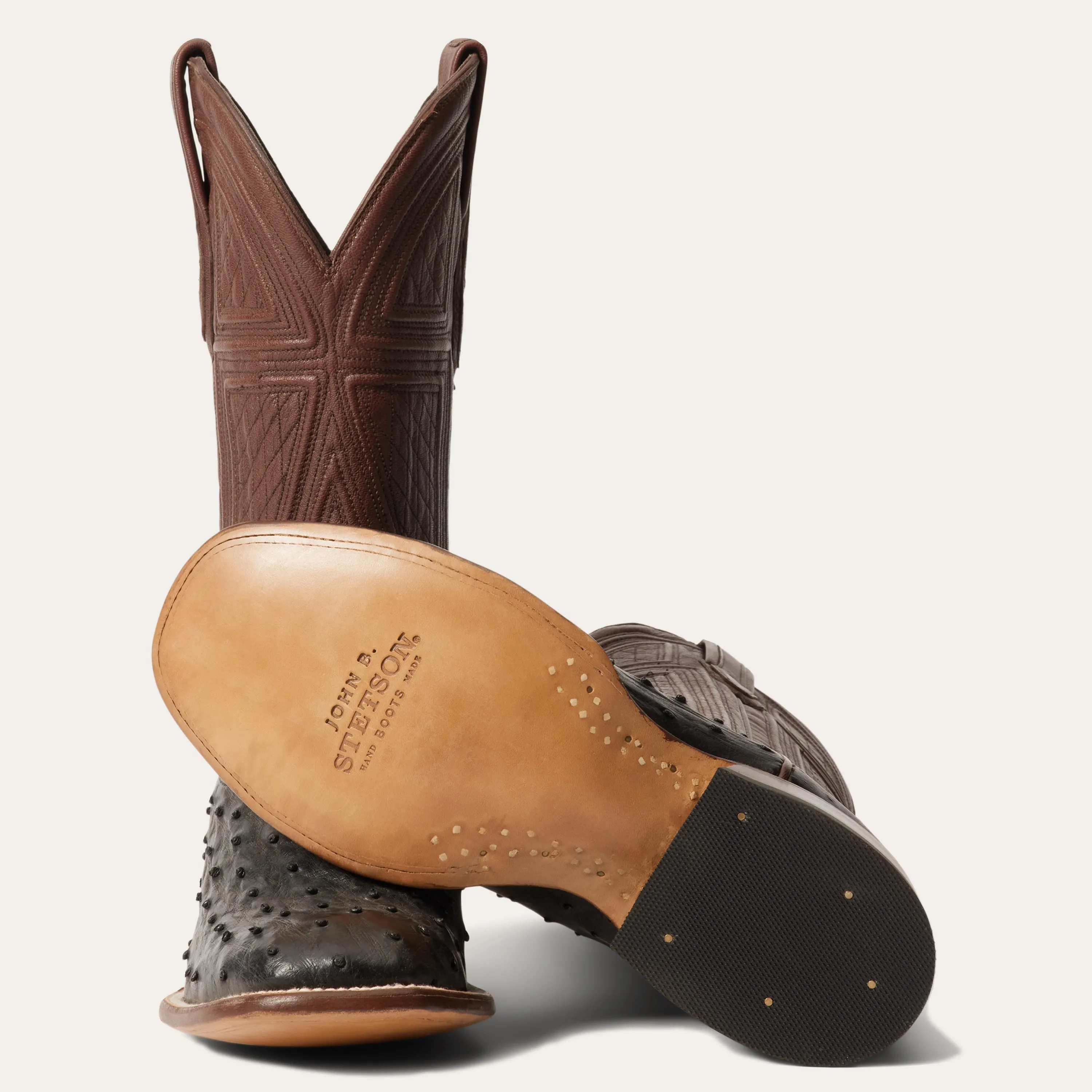 Dillon Ostrich Boots -STETSON