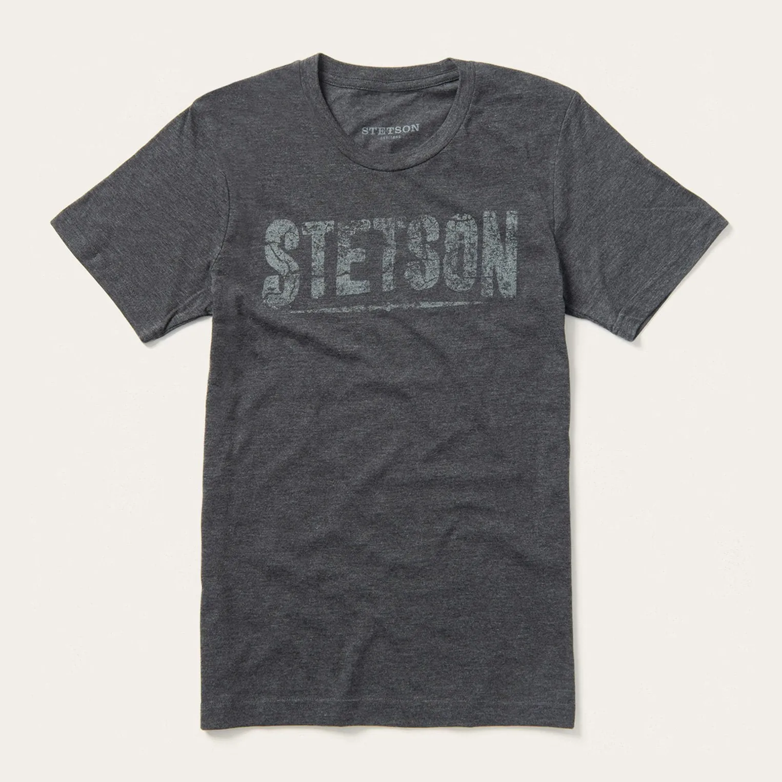 Distressed Stetson Graphic Tee -STETSON