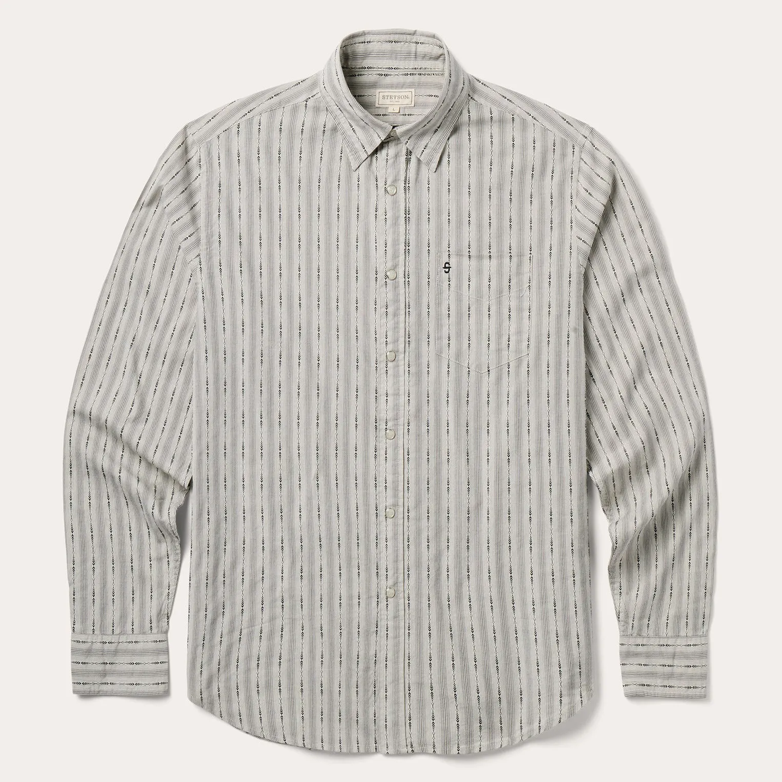 Dobby Stripe Shirt -STETSON