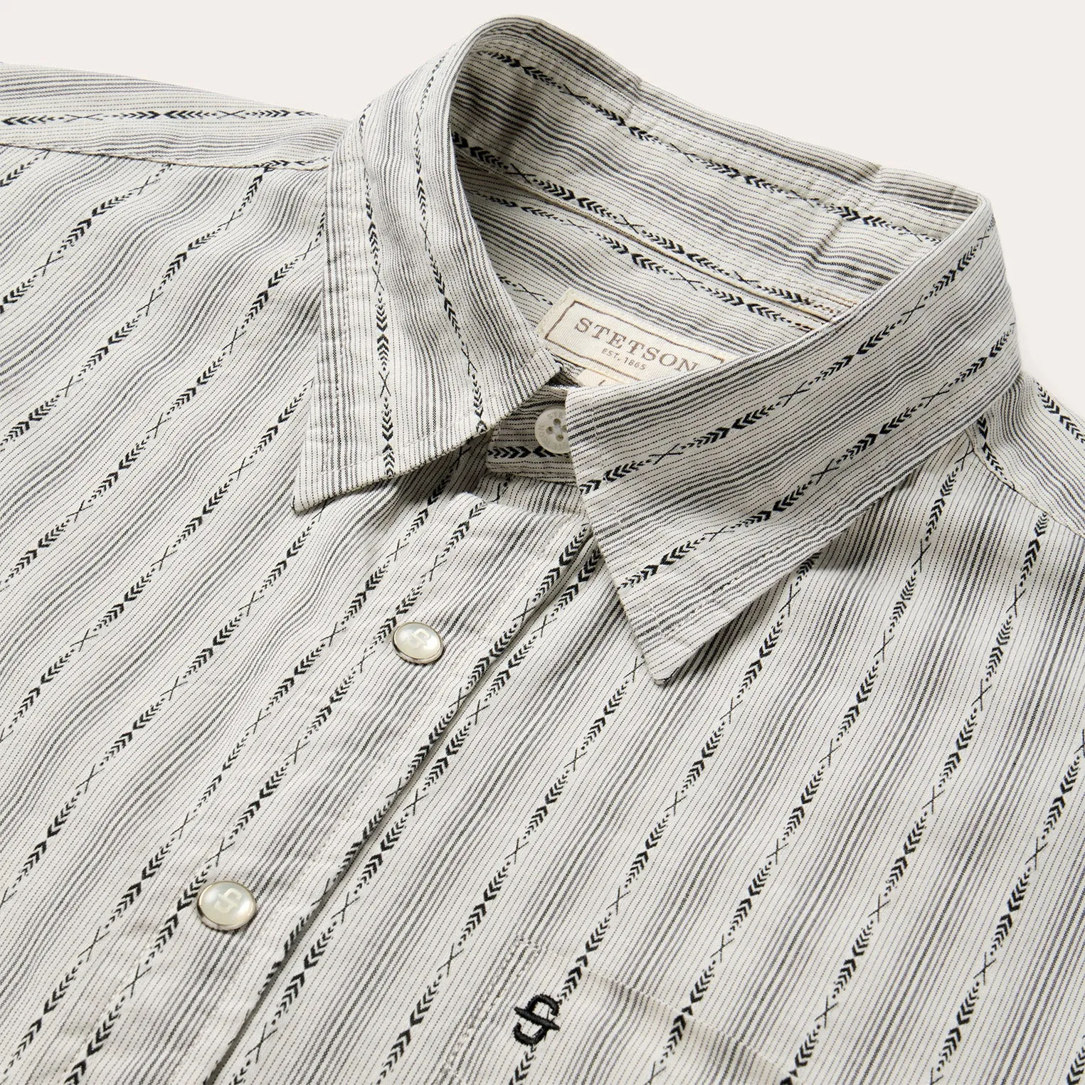 Dobby Stripe Shirt -STETSON