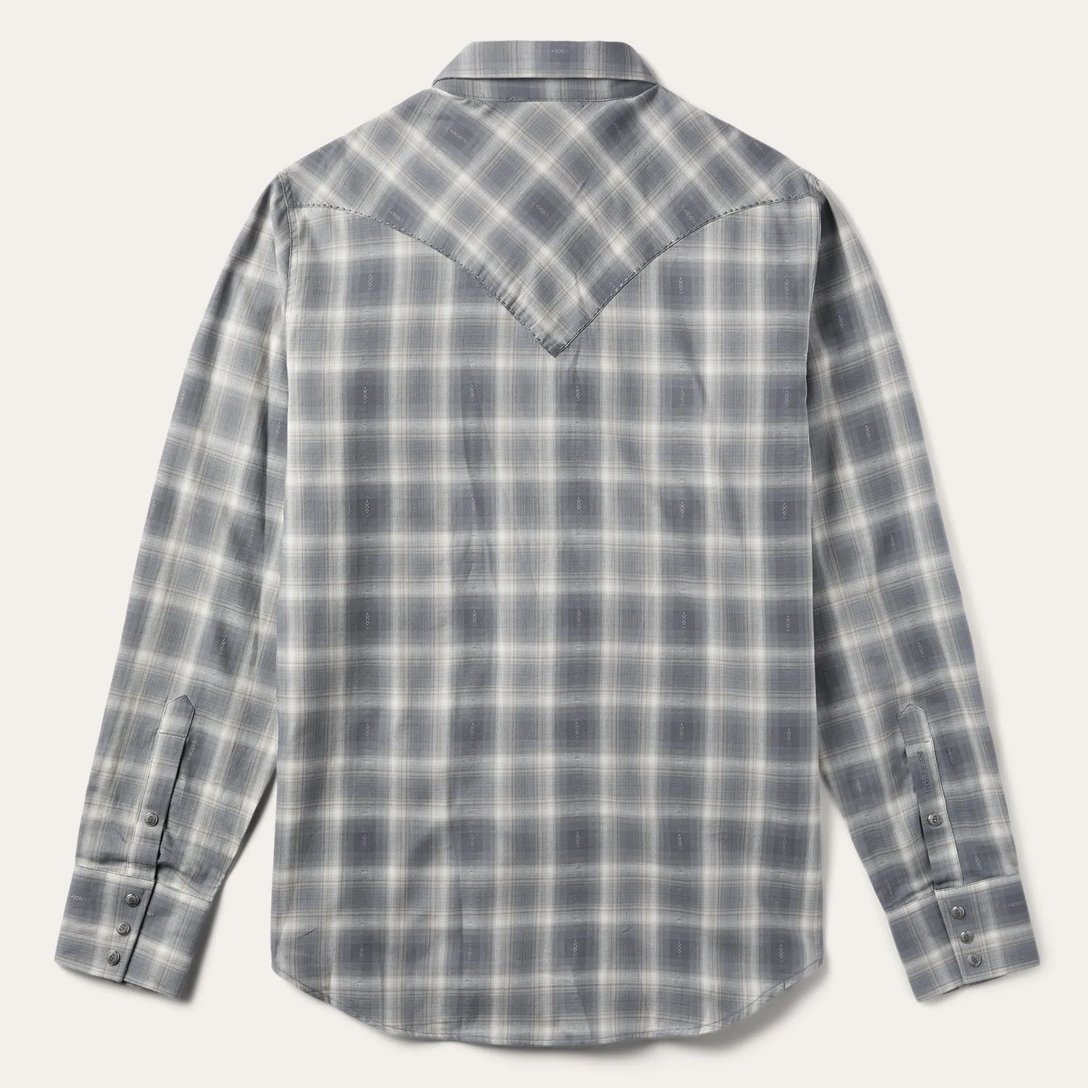 Dobby Twill Plaid Shirt -STETSON
