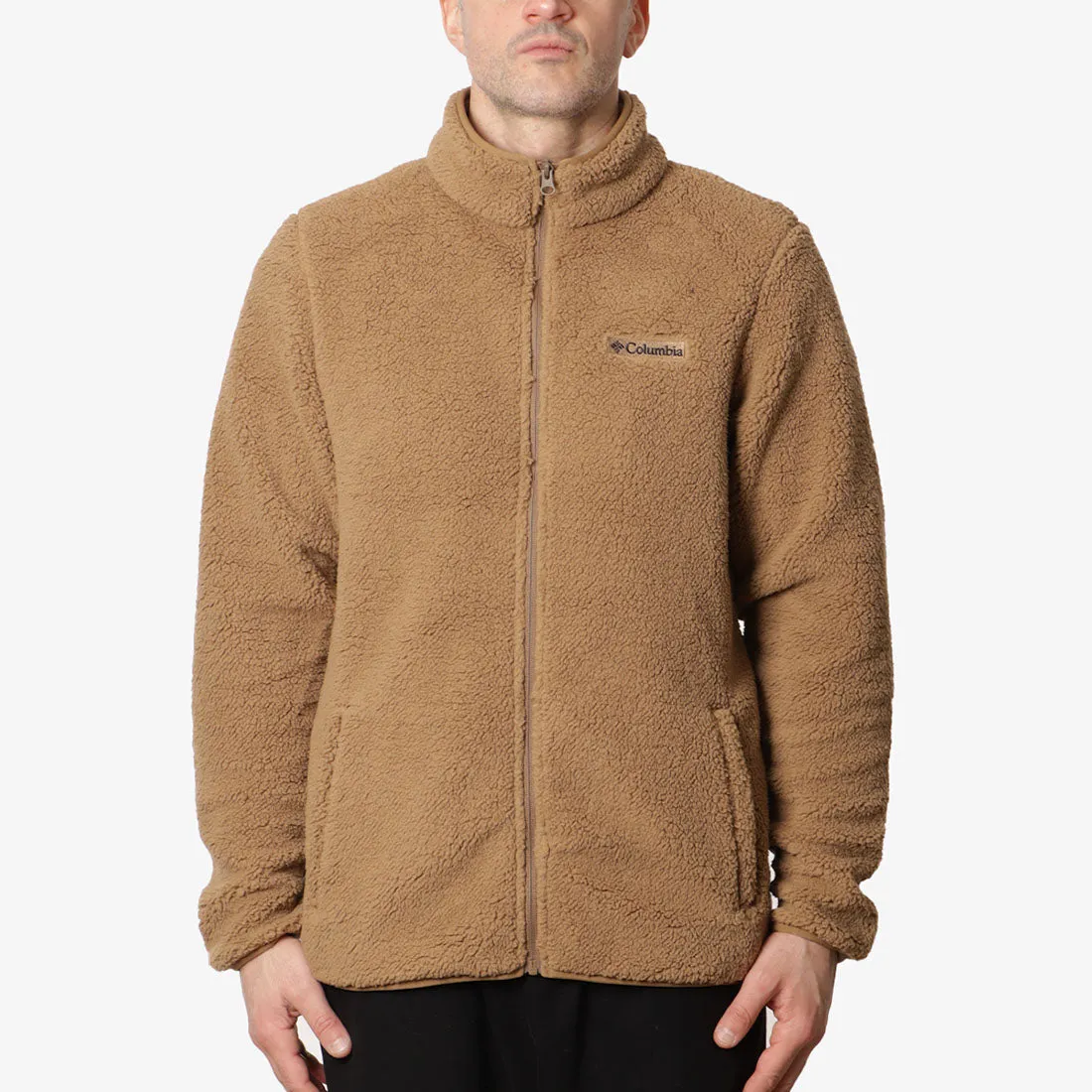 Doorbuster Columbia Rugged Ridge III Sherpa Full Zip Fleece Jacket  Stylish & Comfortable