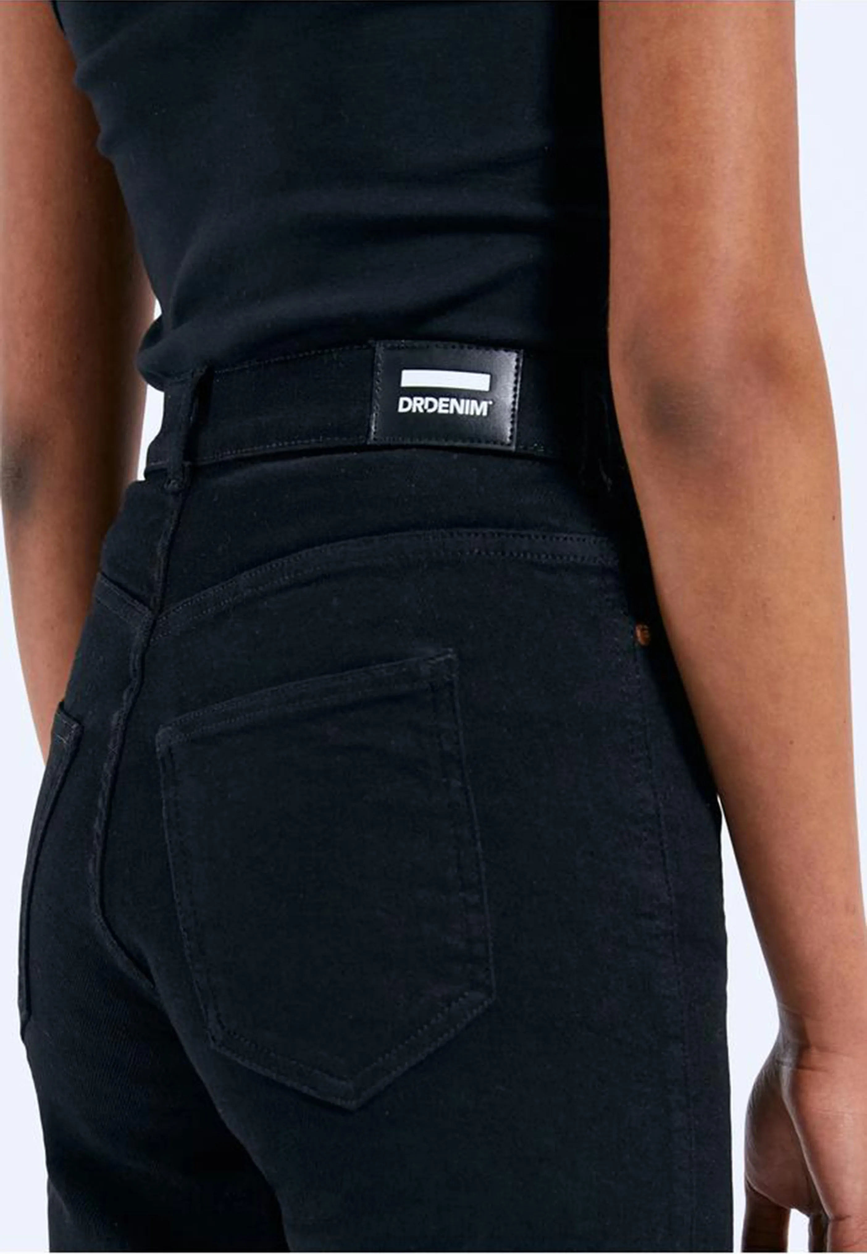 Dr. Denim - Moxy Straight Solid Black - Jeans