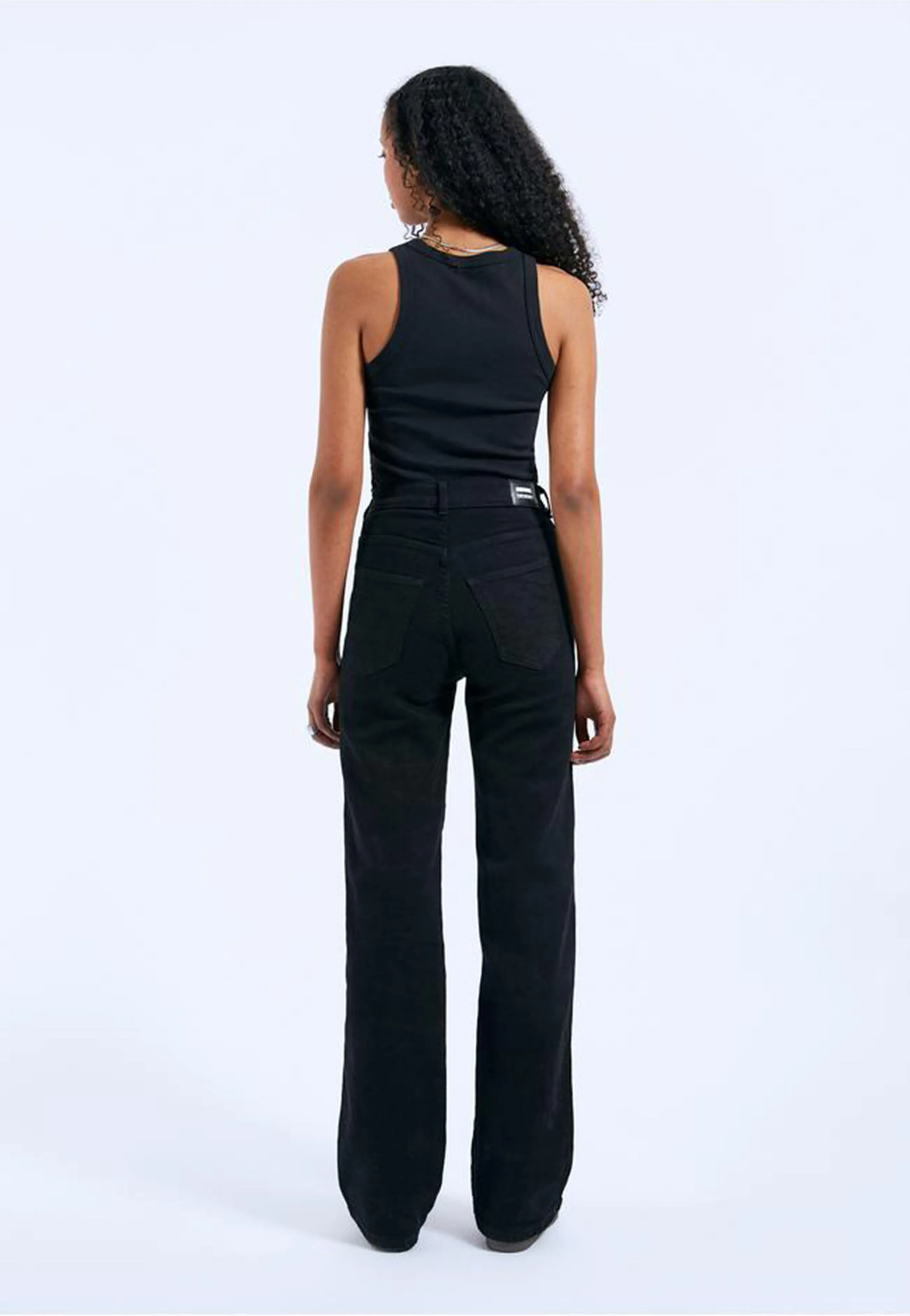 Dr. Denim - Moxy Straight Solid Black - Jeans