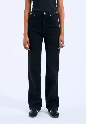 Dr. Denim - Moxy Straight Solid Black - Jeans