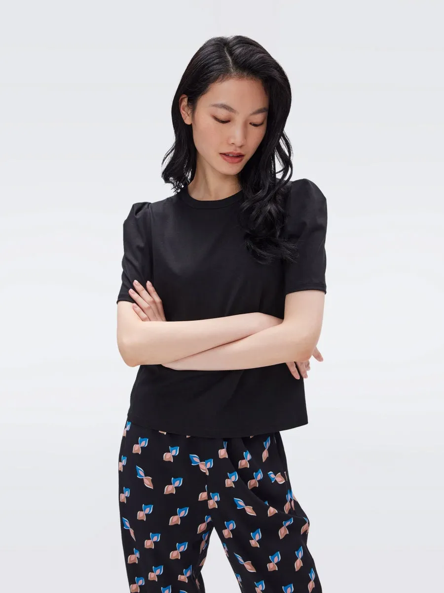 DVFFRANCO TOP BLACK
