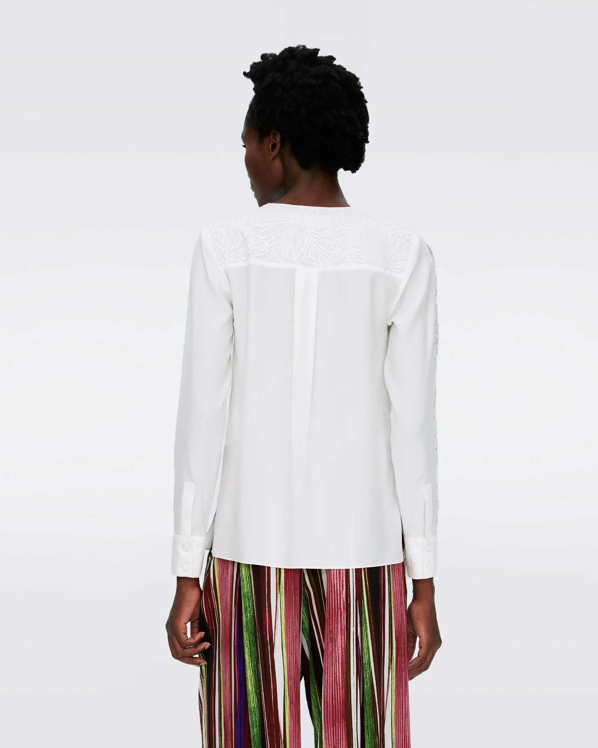 DVFLINSETTE TOP IVORY