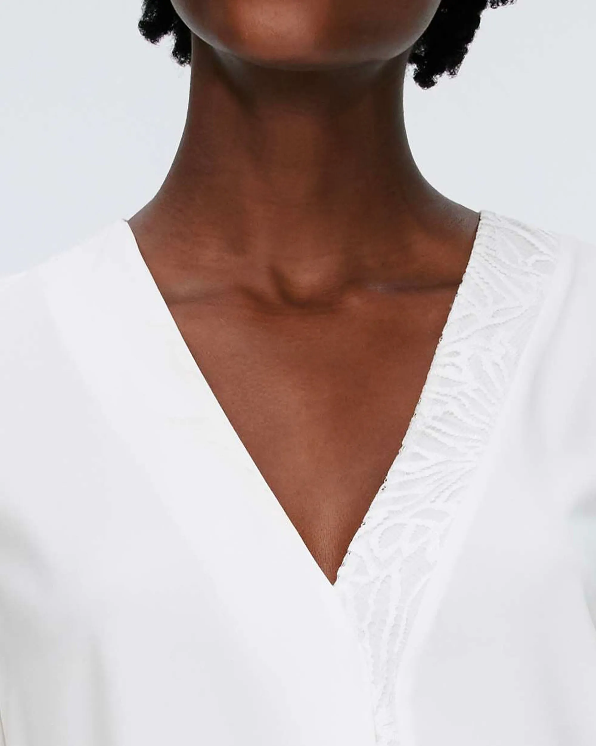 DVFLINSETTE TOP IVORY