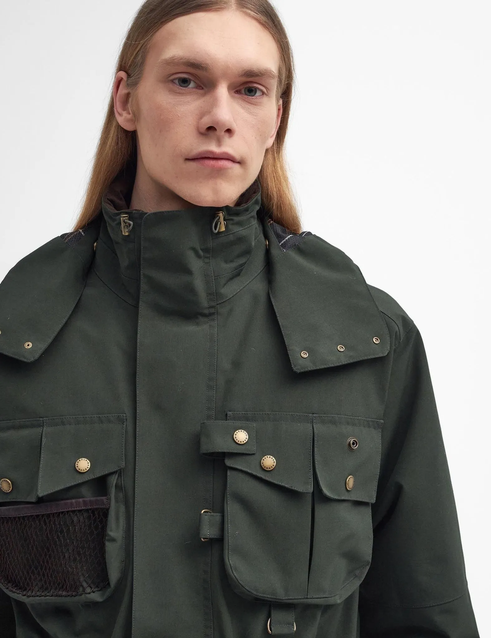 Editors Choice Barbour Heritage Dryfly Waterproof Jacket - Sage Green  Almost Gone!