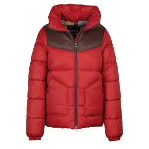 Editors Choice Barbour Womens Belford Quilted Jacket Dark Red / Mahogany Dress  Dont Miss Out!