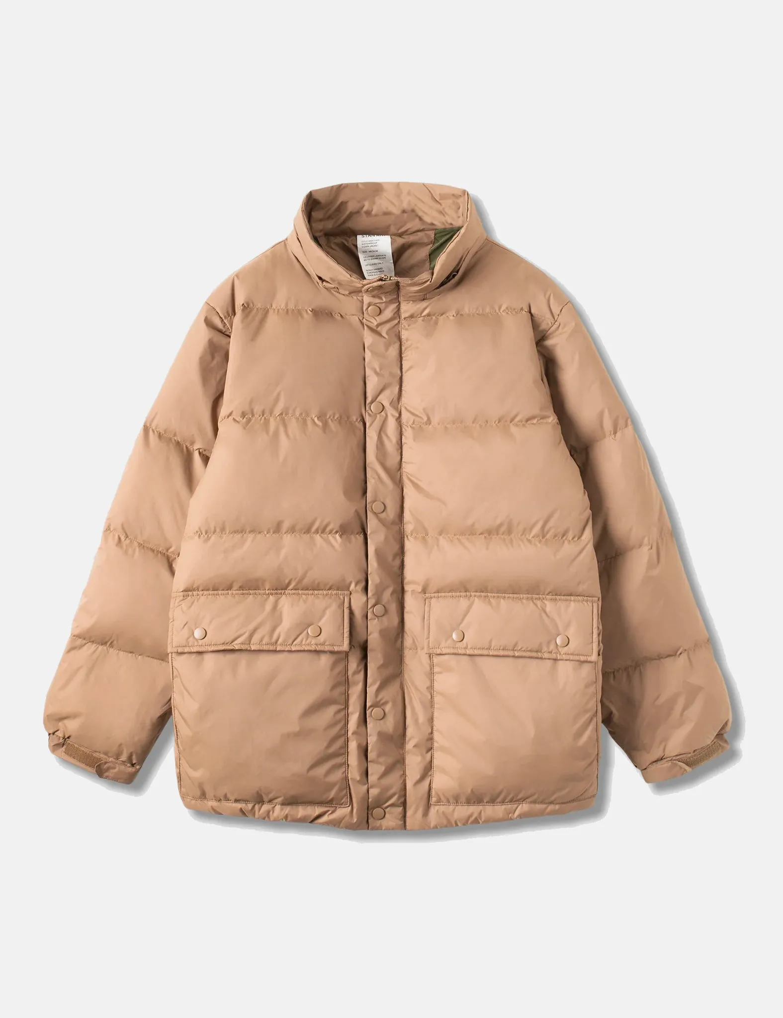Editors Choice Stan Ray Down Jacket (Removable Hood) - Dusk Khaki  Limited Availability!