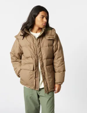 Editors Choice Stan Ray Down Jacket (Removable Hood) - Dusk Khaki  Limited Availability!
