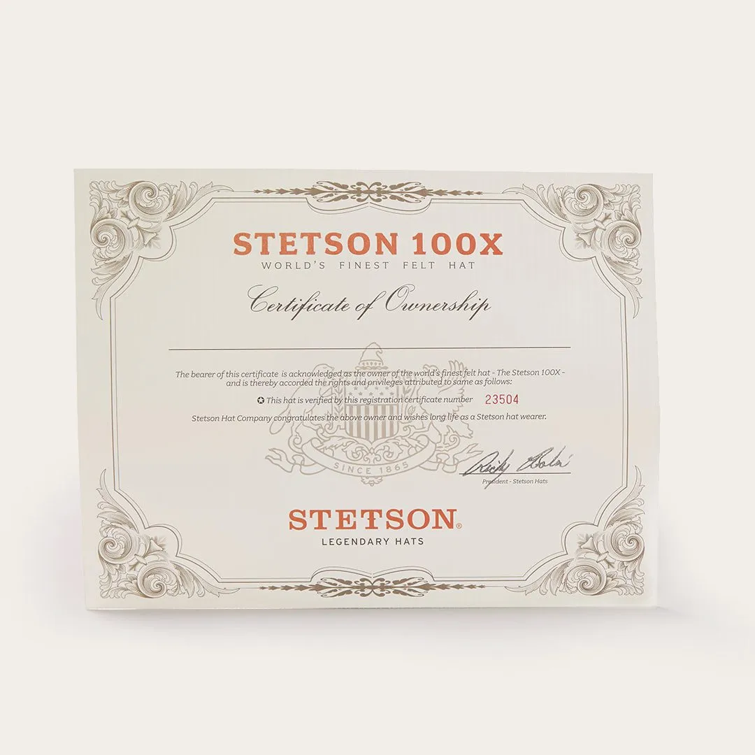 El Presidente 100X Premier Cowboy Hat -STETSON