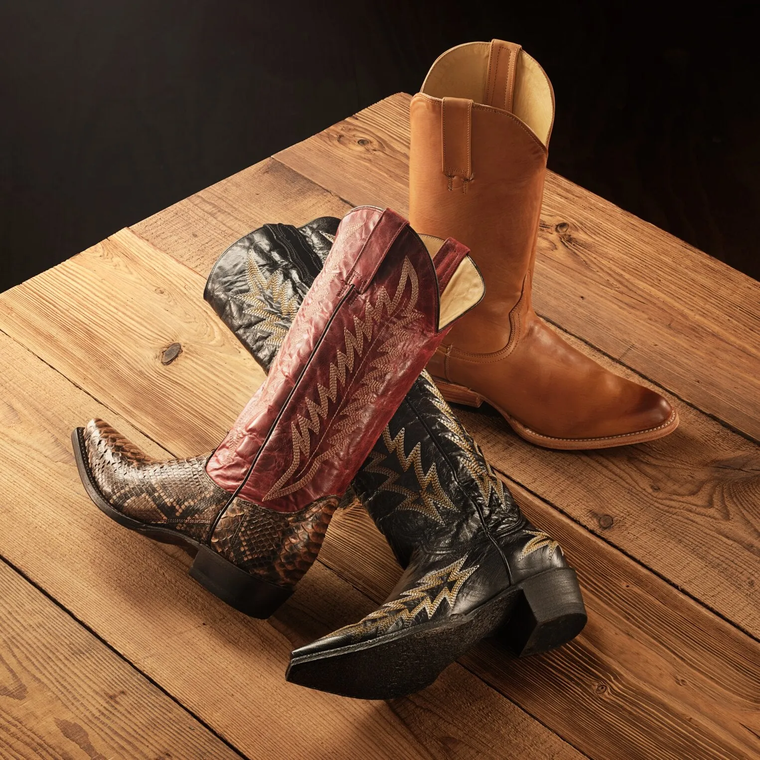 Ember Python Snip Toe Boot -STETSON