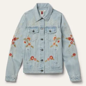 Embroidered Denim Jacket -STETSON