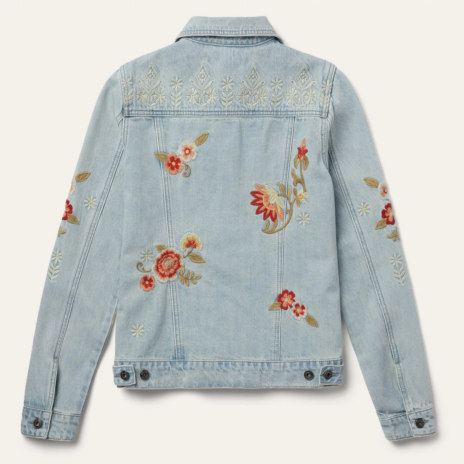 Embroidered Denim Jacket -STETSON