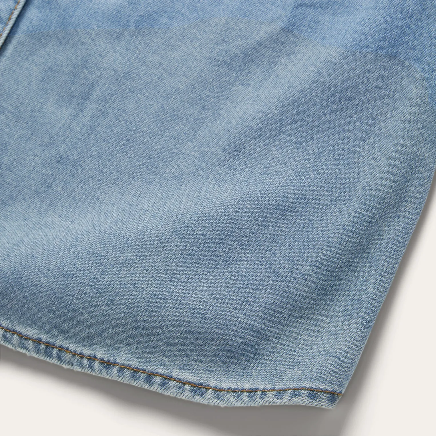 Embroidered Denim Shirt Dress -STETSON